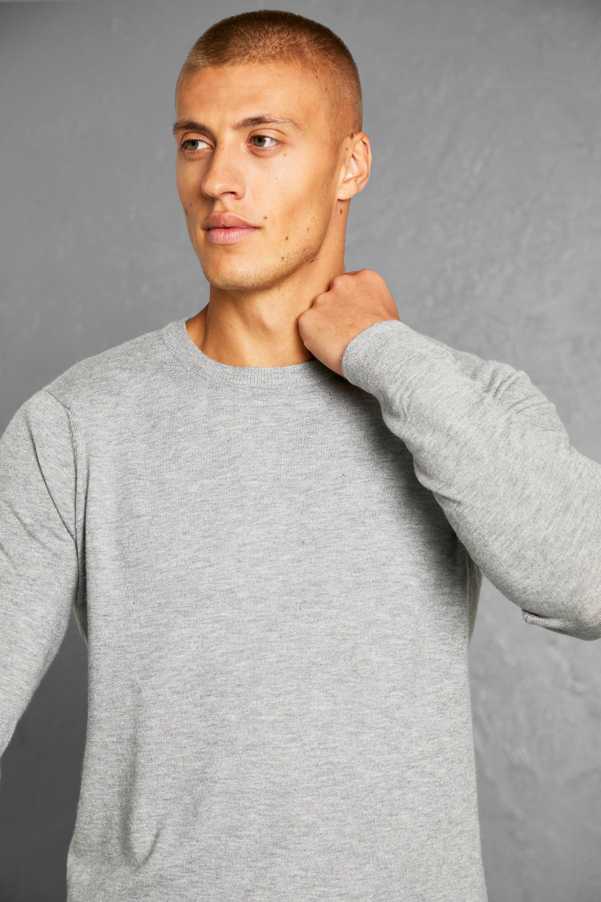 Mens grey shop jumper uk